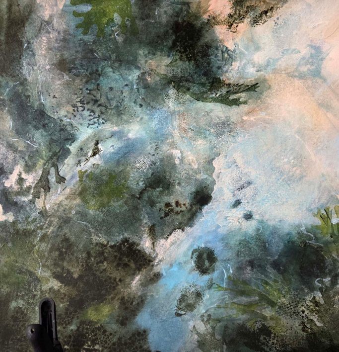 High and Low Acrylic 50x50cm