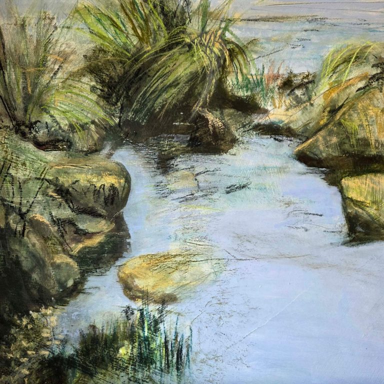 Solway 1 Acrylic/pastel 50x50cm